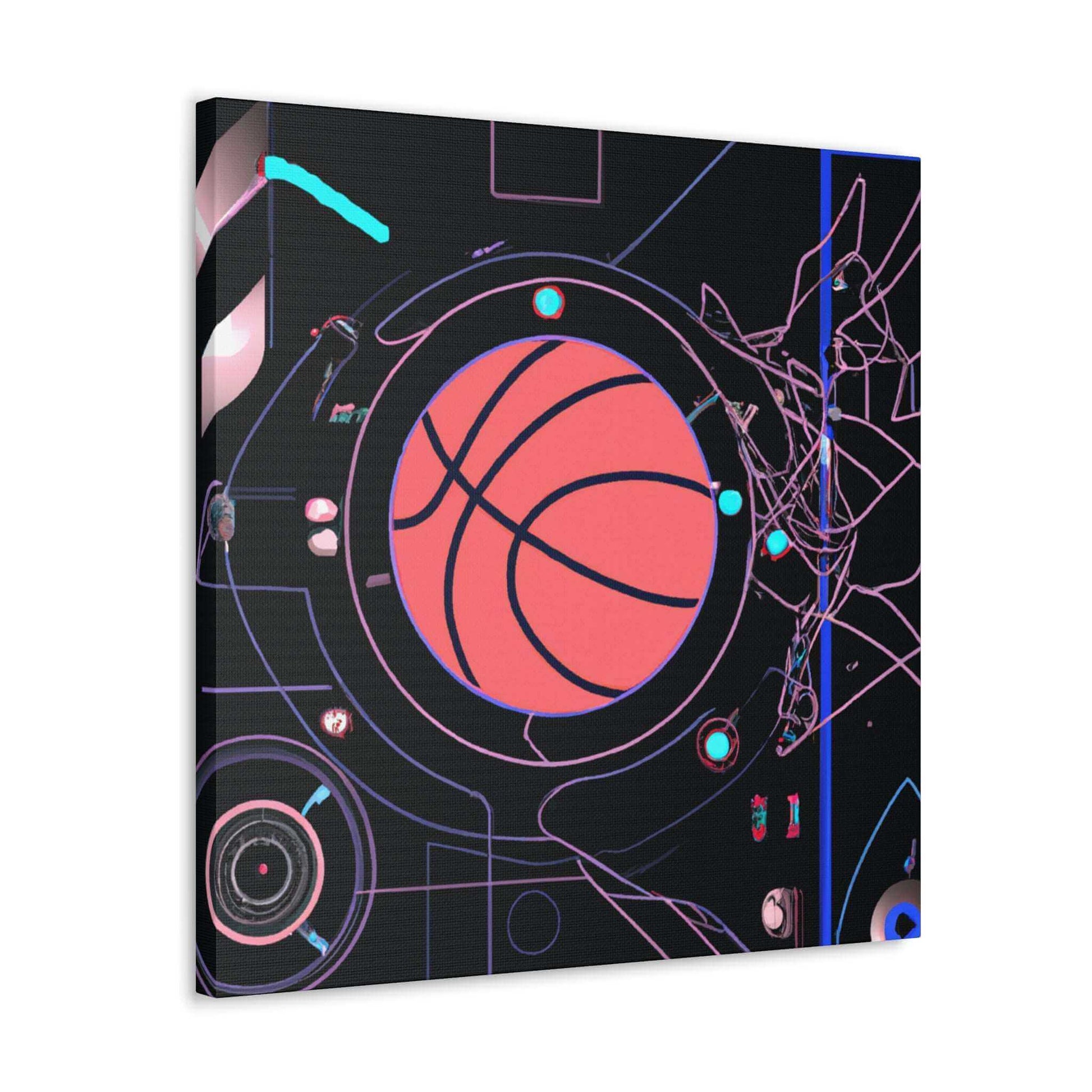 Future Ball: Basketball Canvas Print - Canvas - Basketball Art 