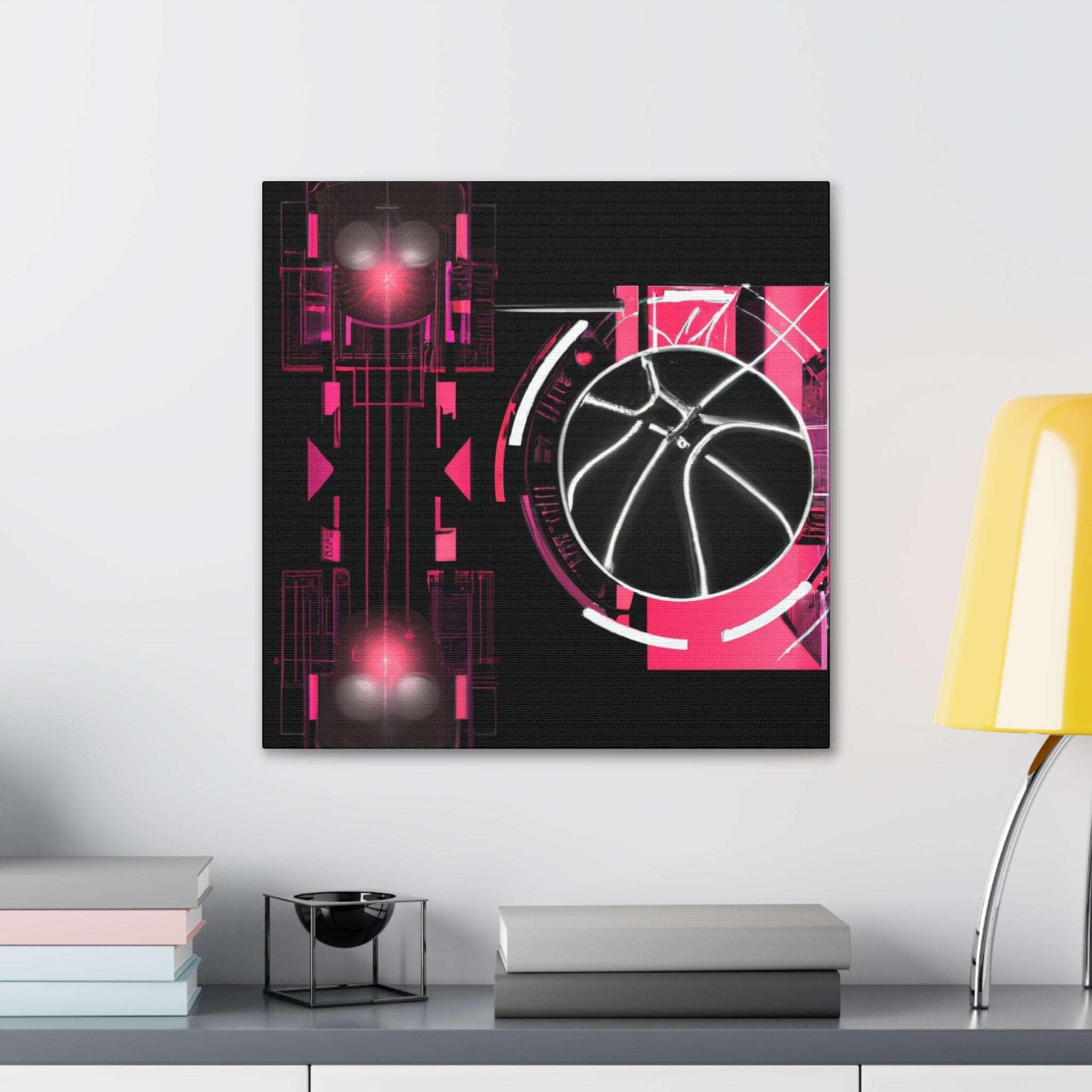 Tech Hoop Dreams Canvas Print - Canvas - Basketball Art 