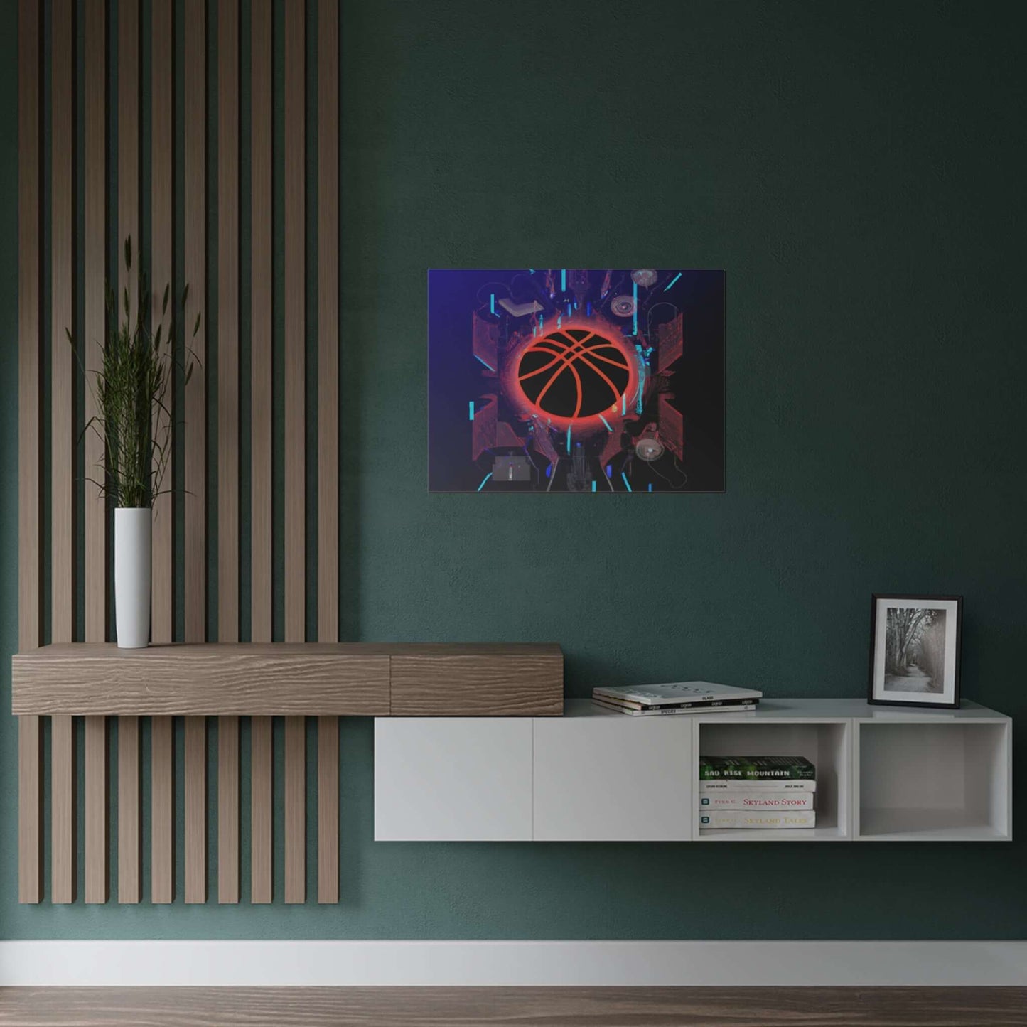 Basketball Dreams of Tomorrow Modern Art Poster - Poster - Basketball Art 