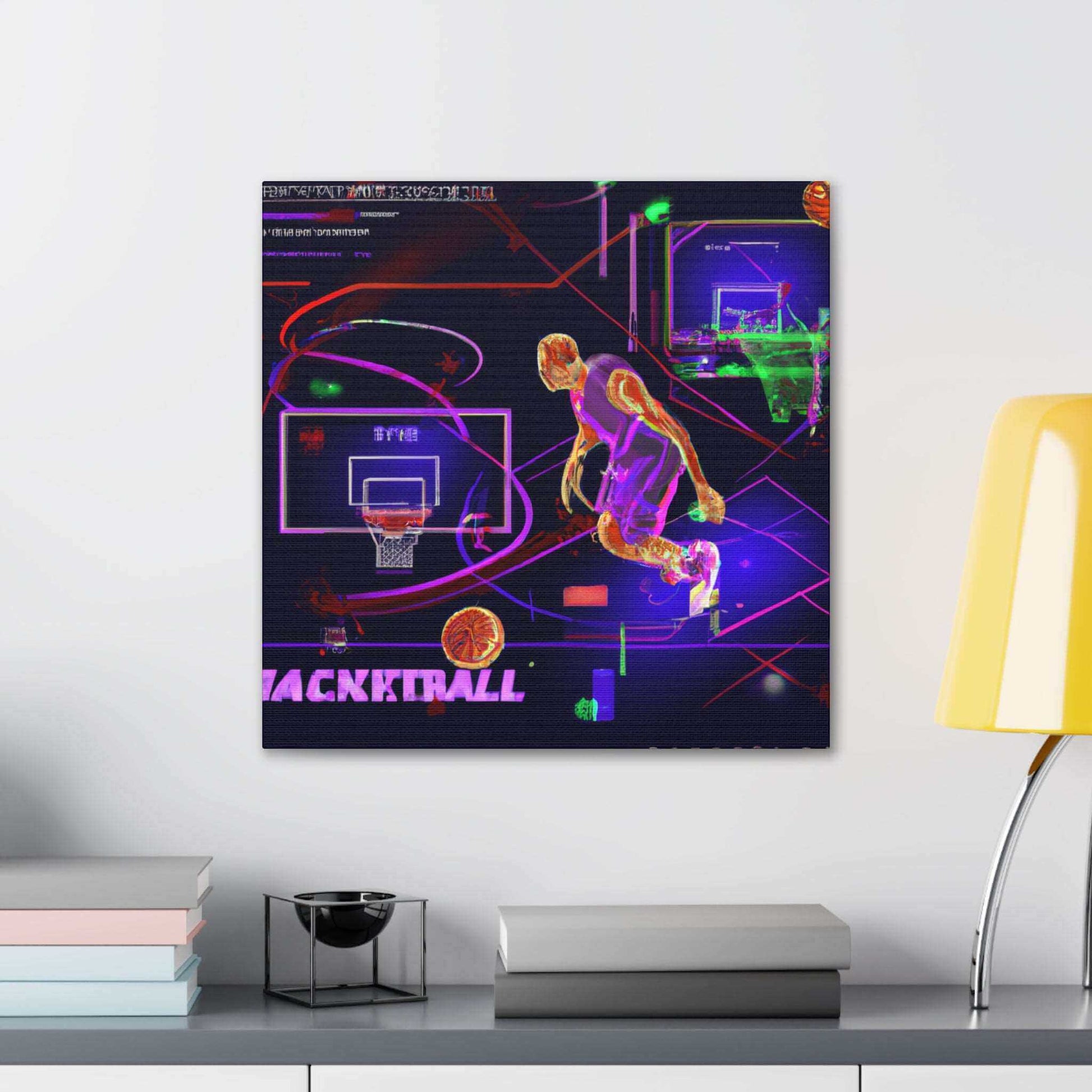 Game On: Basketball Revamped Canvas Print - Canvas - Basketball Art 