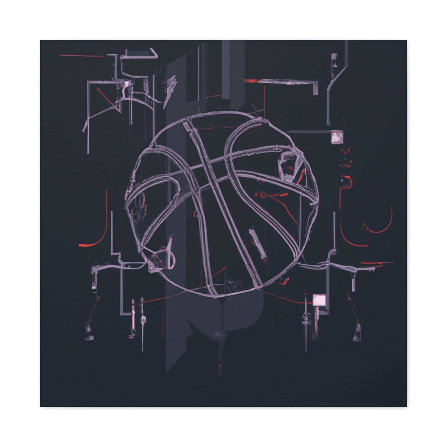 Hoop Dreams Limited Edition Canvas Print - Canvas - Basketball Art 