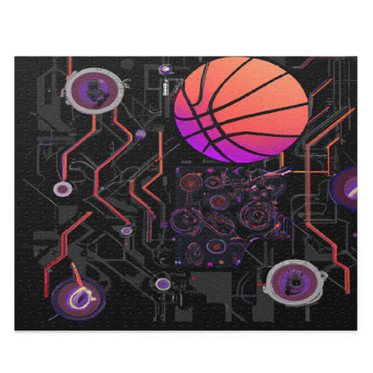 Future Dunk 3D Basketball Galaxy Puzzle - Puzzle - Basketball Art 