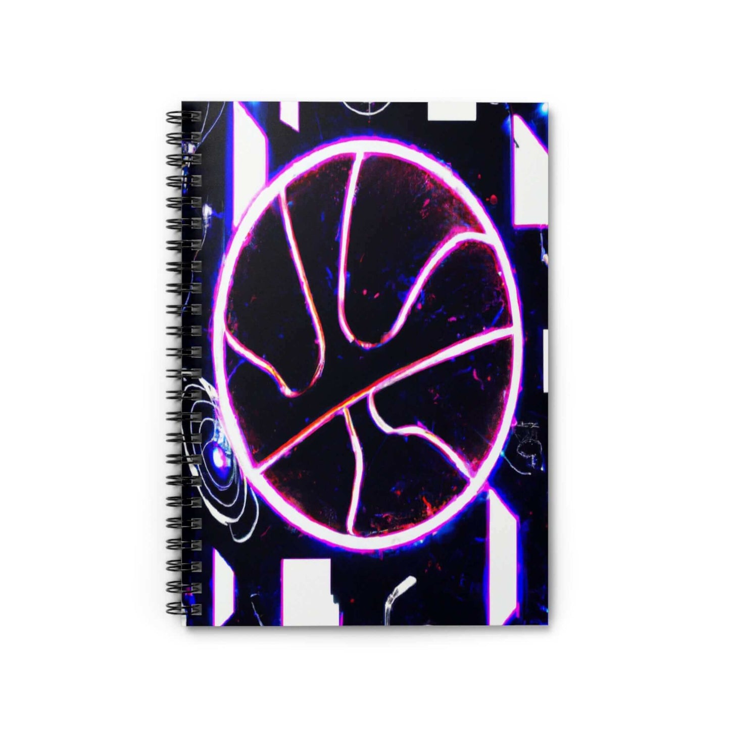 Galaxy Hoops Vision: Future Inspired Spiral Notebook - Paper products - Basketball Art 