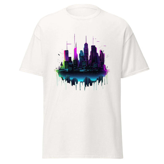 City Pulse AI Fusion Graphic Tee - Graphic T-Shirt - Basketball Art 