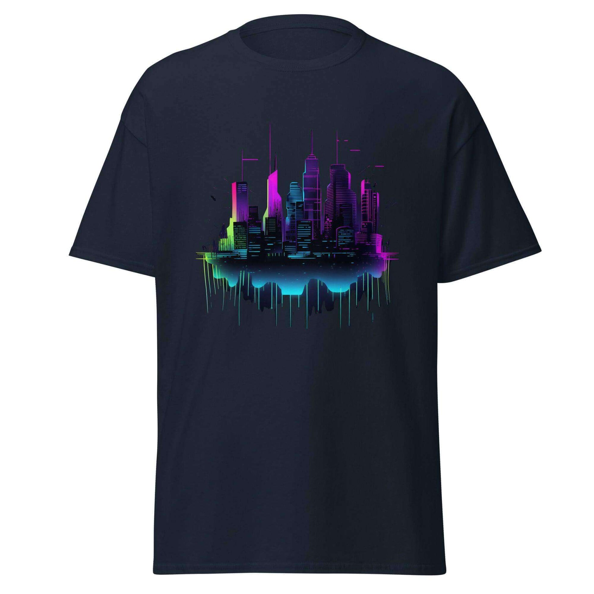 City Pulse AI Fusion Graphic Tee - Graphic T-Shirt - Basketball Art 