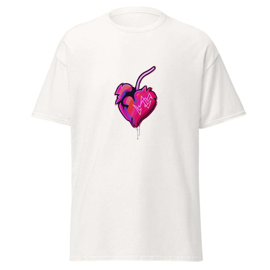 Crypto Heartbeat Urban Graphic Tee - Graphic T-Shirt - Basketball Art 