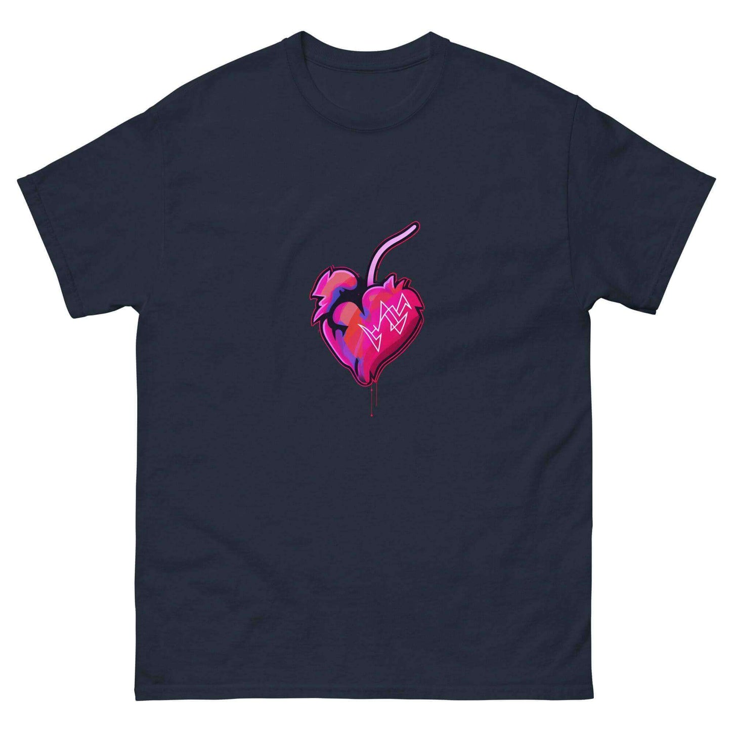 Crypto Heartbeat Urban Graphic Tee - Graphic T-Shirt - Basketball Art 