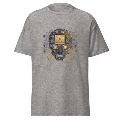 Cybercore Emblem Fusion Graphic Tee - Graphic T-Shirt - Basketball Art 